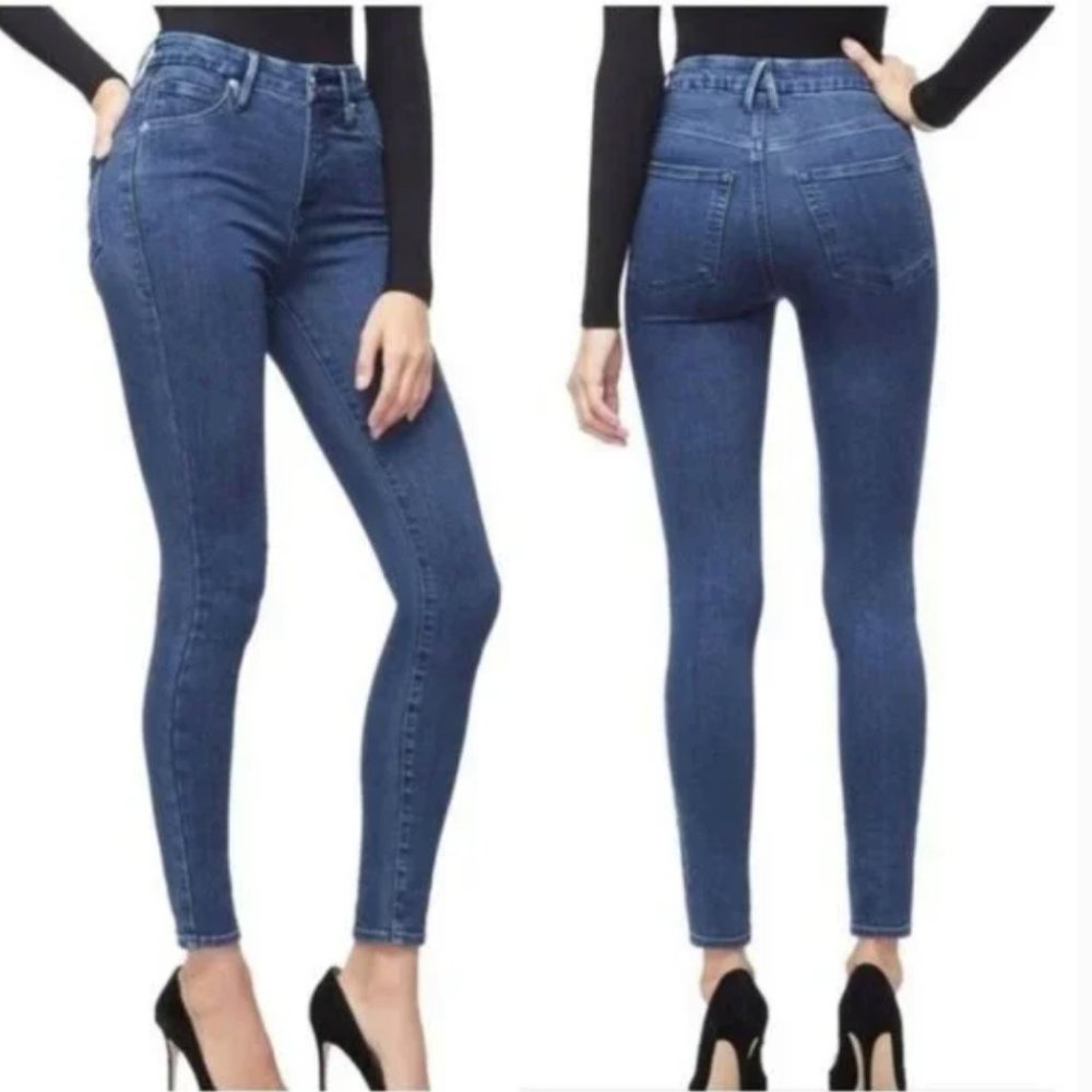Good American Good Waist High Rise Skinny Jeans Women Size 4/27